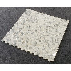 MOZAIKA BIANCO CARRARA ARABESCATO HEXAGON DOSTĘPNA OD RĘKI 